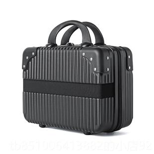 正品手箱妆箱女自由大点小箱子14寸16提寸大容量密码箱收纳包化可