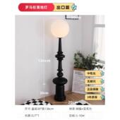 高级轻奢卧室氛围中古灯法式 正品 古覆客厅罗马柱落地美式 具灯casa