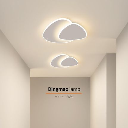 极简阳台玄关过道吸顶灯现代简约入户衣帽间小型led灯具中山小卧