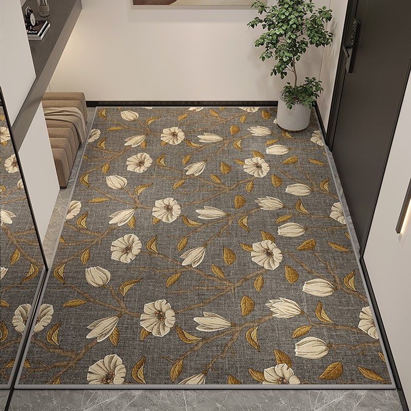 地垫入户门垫进门地毯家用入户垫防滑客厅轻奢高级玄关脚垫可裁剪
