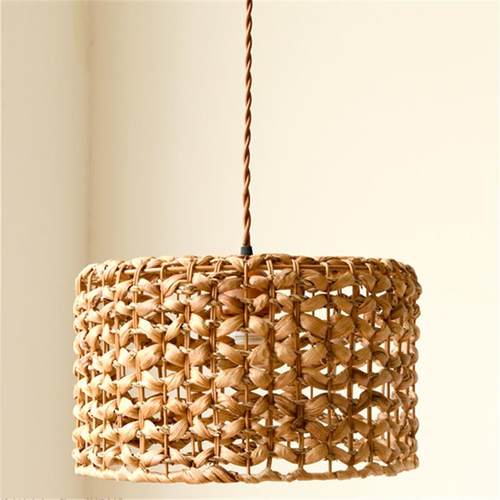 同心县创意藤艺东南亚风格民宿吊灯中式禅意茶室灯东南亚竹编吊灯