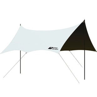 户外黑胶天幕帐篷露营大号专业遮阳棚野营防晒防雨桌椅装备六件套