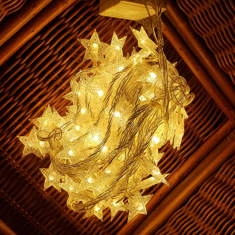 LED小彩灯闪灯串灯满天星少女房间装饰品灯饰网红浪漫布置星星灯