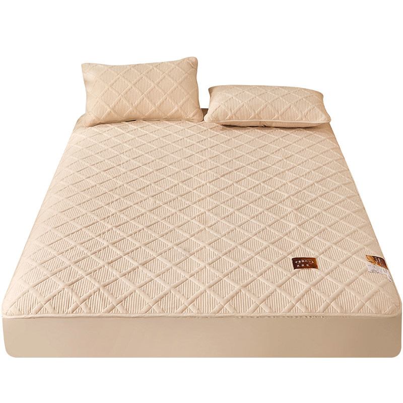 A类母婴级夹棉床笠单件加厚席梦思床垫保护套1.8防尘防滑固定床罩,床上用品,床笠,淘宝优惠券,粉丝福利购,淘宝优惠卷