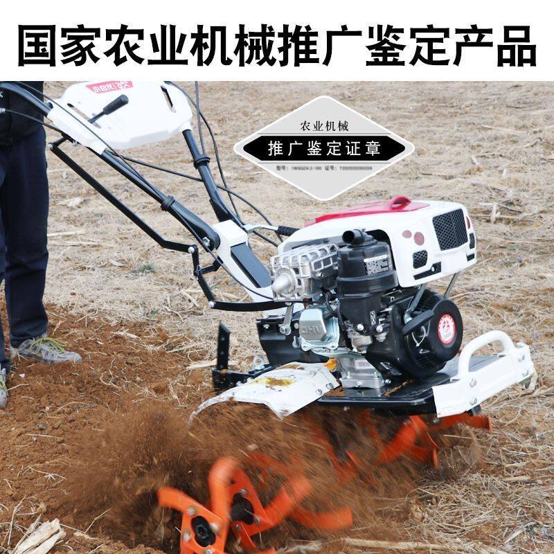 水旱两用新款汽油小白龙微耕机多功能老人开沟耕地柴油新型农犁地