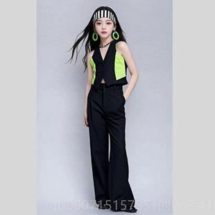 正品儿夏模特训练服装儿童台形体礼物仪练功服女童季套幼装T走秀