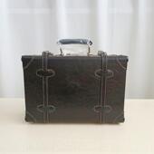 正品 13寸手覆古提箱婚迷你小包密码 箱李箱结化妆箱行彩礼箱登机皮