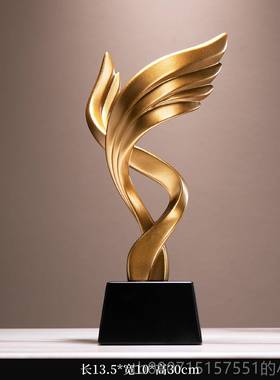 正品展宏图雄鹰艺术摆件公室轻奢酒柜摆件办送领导览秀优员工奖杯