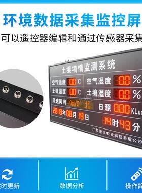 鹏土壤讯墒监测系统农业环境53792看检测电子板风情速光照显示屏