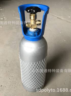 .草4L二140-4-15氧化碳钢瓶银灰色QF-A2直径140带拎手可带气