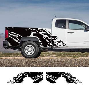 用雪适佛兰皮卡车库罗德oloradc550o车于身贴纸改装个性车贴A959