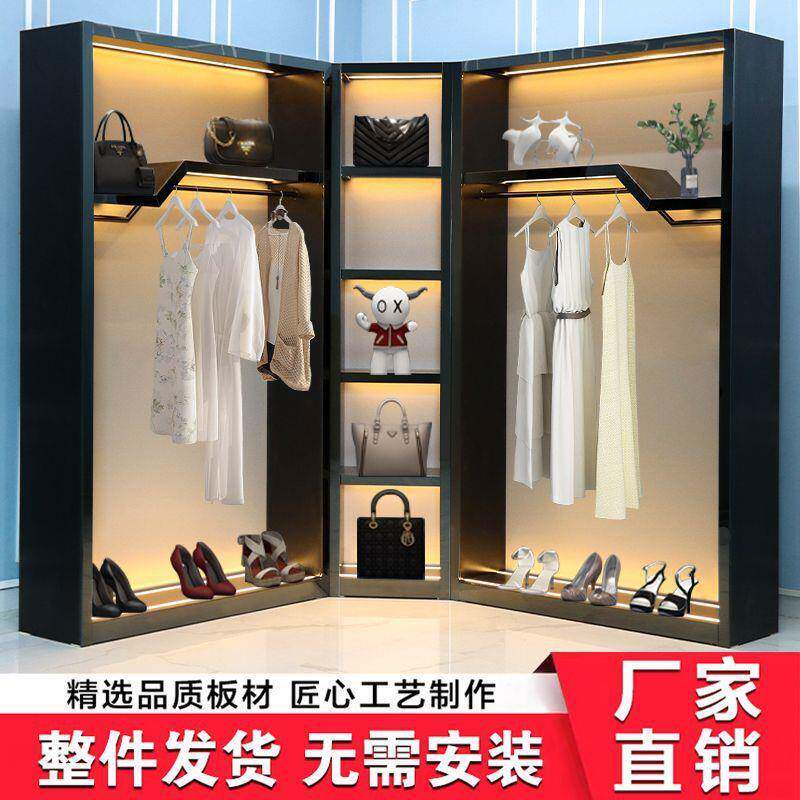 包包陈列货架鞋包商用直播间背景墙首饰饰品展示柜子展示架服装店