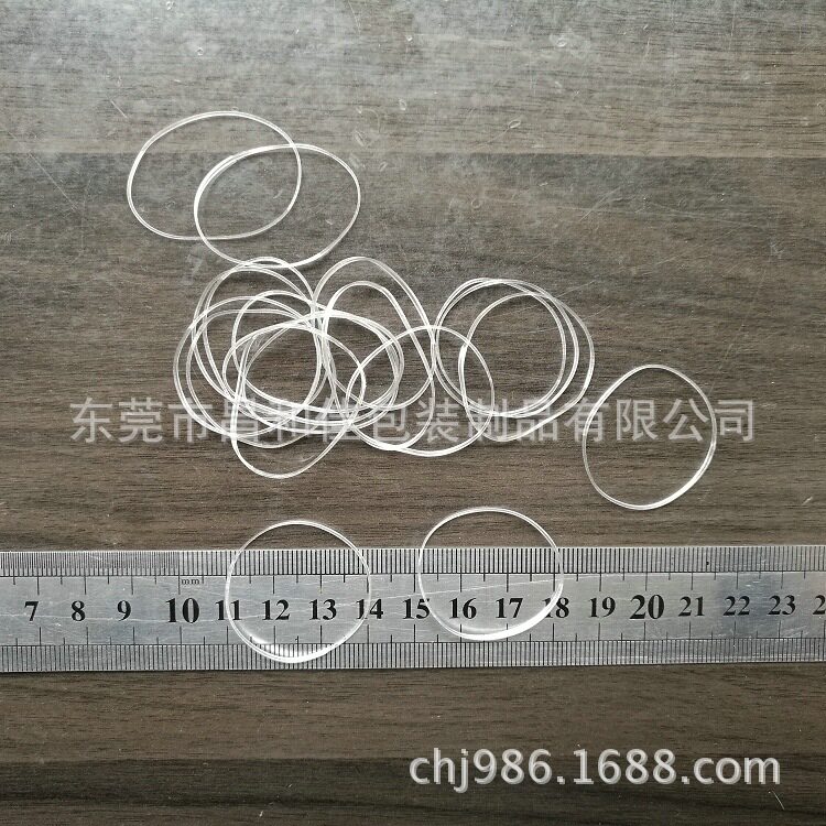 透明防老化环保胶圈TPU透明橡皮筋