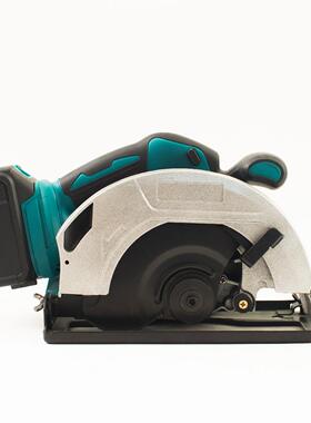 电圆锯牧田提款8寸无刷电手锯木工充电割切机家用手83020持式单手