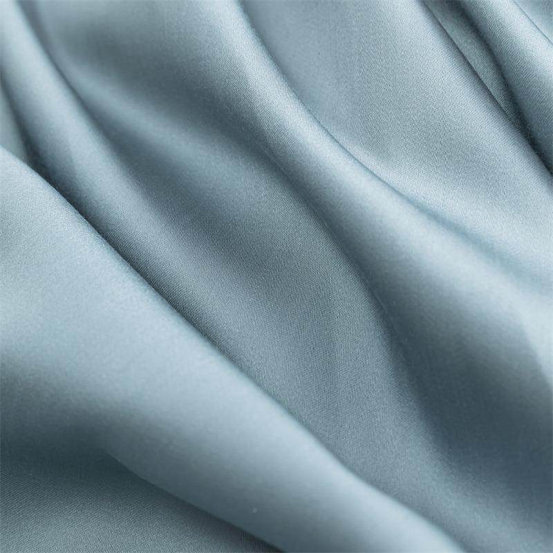 6约0613支简赛纯色莱尔天丝四件套a单类母婴床被套床上用品南通家