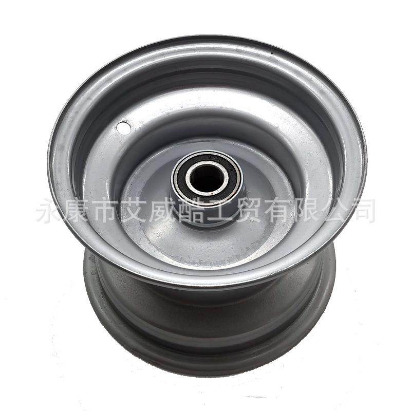 工X厂配8寸割草机轮辋85.3匹758x5.375轴承轮毂可16x6.50-8轮胎