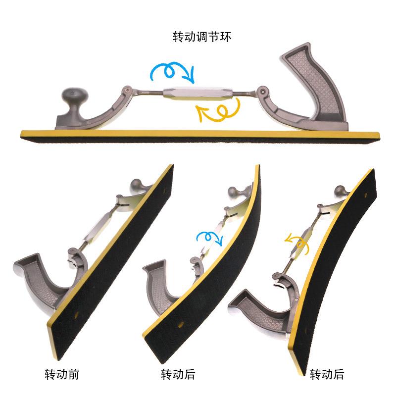 手0*420MM70*420MM干磨手刨板网格砂纸光吸尘打7磨抛手推板可弯曲