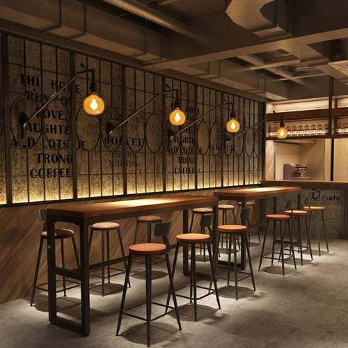 脚凳凳台椅酒吧铁艺吧台凳现高代吧实木凳高子简约吧椅未知靠背高