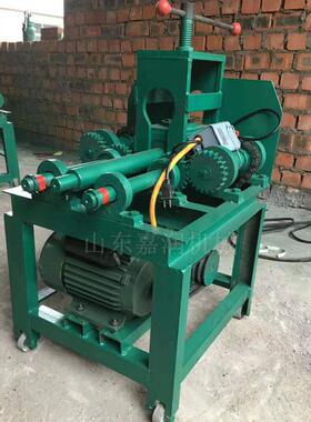 三轴式弯管机不SUO锈立钢管棚折弯机大大弧度卷圆机