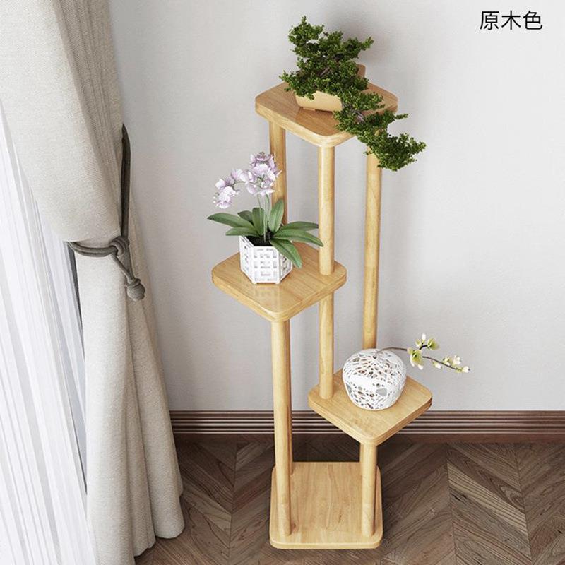 花架子兰简易无品牌/室内实木花盆客仿厅架落地式吊架古花几中