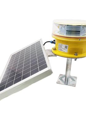 太阳能B型中光示强航空障碍灯民CAAC航认航空警灯证RLLL-864/L-68