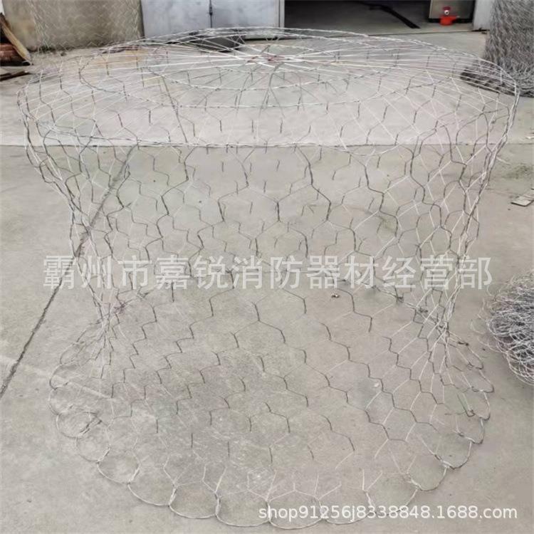 防填海抛石钢丝网袋洪抢险合金网兜吊装式钢TBU抗丝石笼汛网兜