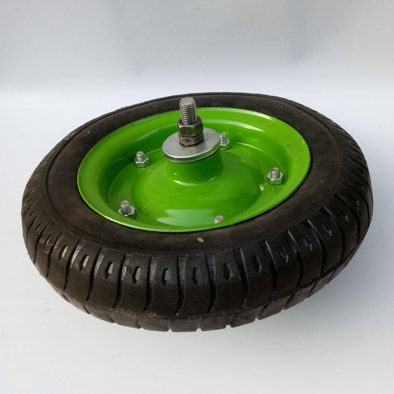 脚轮单轮车工矿马轮实心轮轮充气轮轮400-8尾工业轮板轮通400-8实