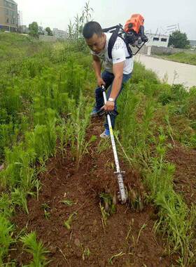 轻型便携果园草机蔬除菜基地茶园松土机小型持电手动CQO式打草机