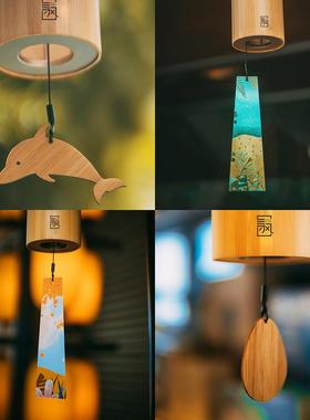 和弦铃寻风26513式手摇日复古竹子音乐之唱诵风诗歌风铃