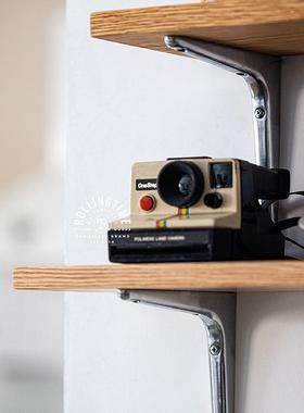 轴年Rollingtmi板e复古墙架层托架角墙壁隔板架一字LZJ隔板三支架