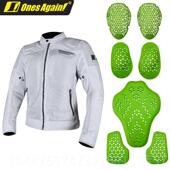 正品 骑行克防风防水摩托车服O简约风夹格赛车服 Again冬季