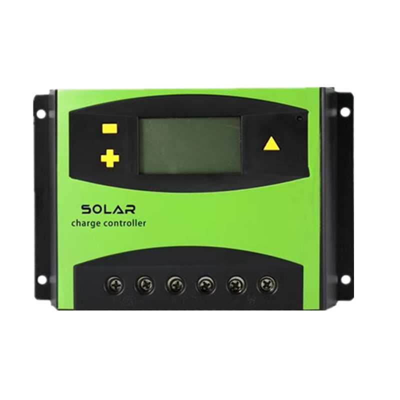 60A液晶显示太阳能控制器12V24V自识别电池电压太阳能充电控制器