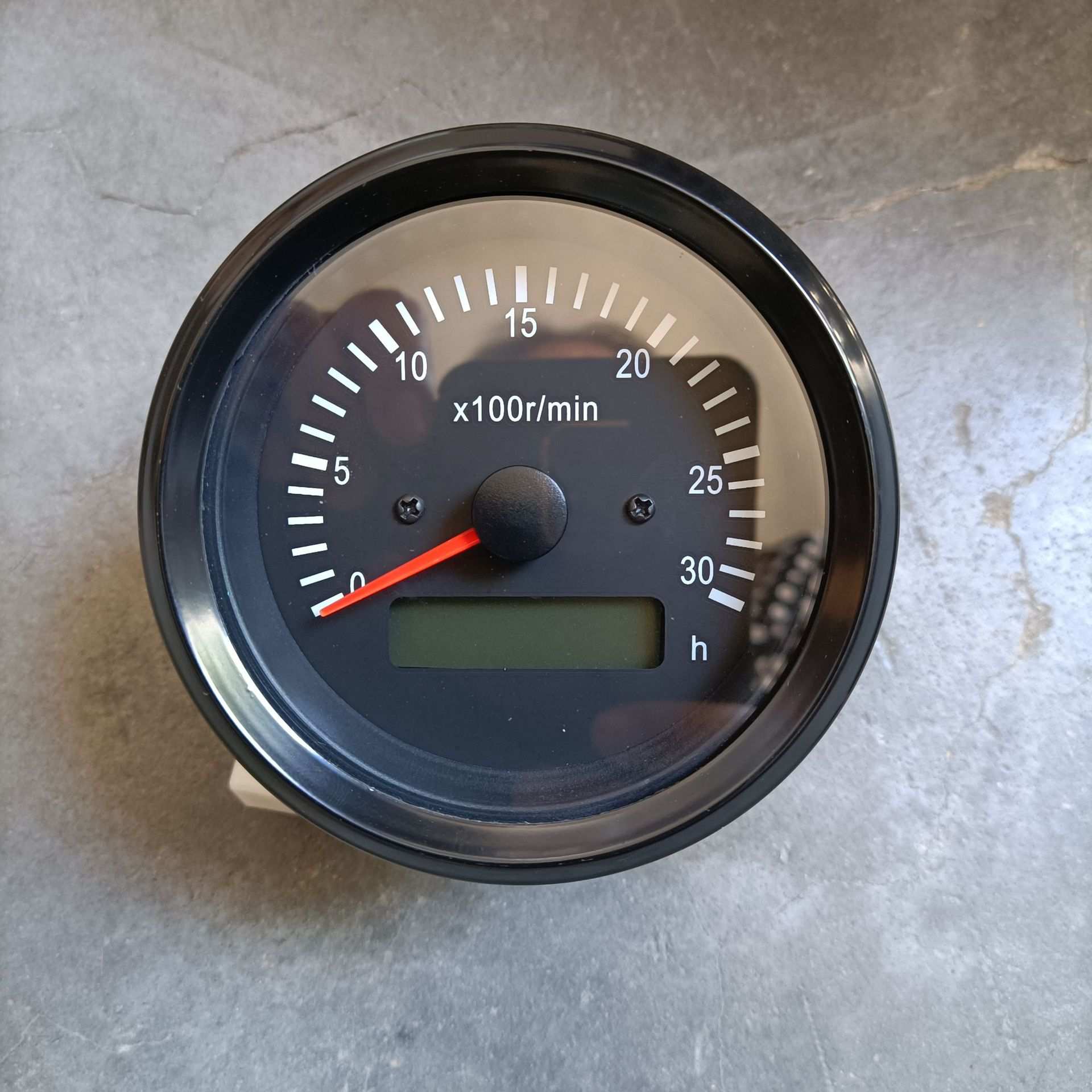 转速计时表85mm可以调节齿数 可以接发电机接转速传感器累加计时