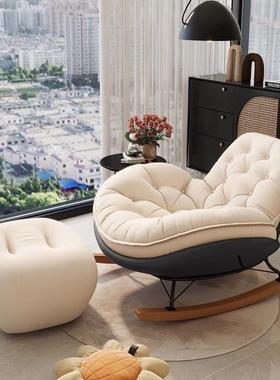 Tal客厅摇摇椅网红阳台卧室休闲懒人沙发简约轻奢单人设计师企鹅