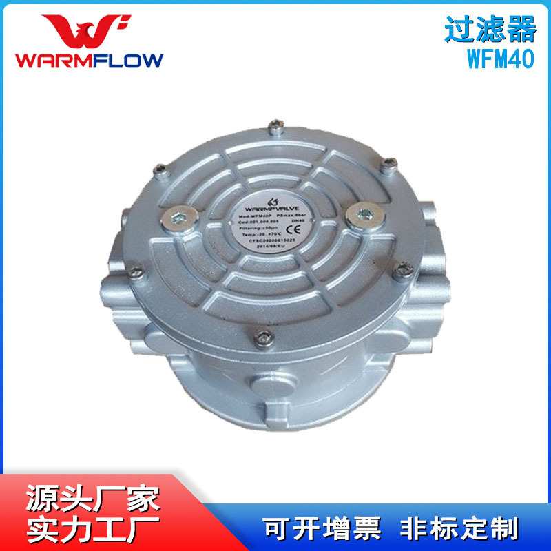过滤器DN40螺纹连接煤气过滤器天然液化气加压锅炉工业用过滤器