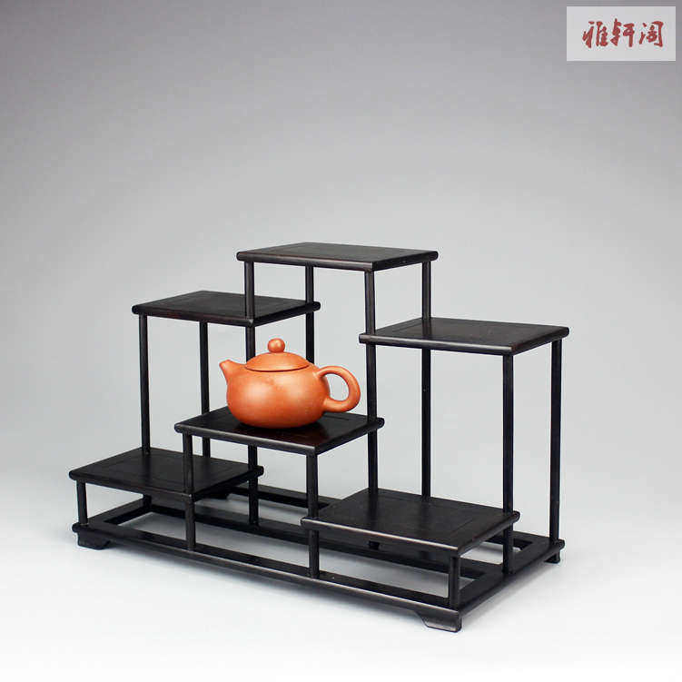 紫光檀黑檀木明式多宝博古架茶具工艺品茶壶陈列架架实木新疆包邮,住宅家具,多宝格/博古架,淘宝优惠券,粉丝福利购,淘宝优惠卷