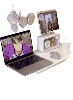 洞洞板床上物桌宿舍折叠HSS上下铺悬空电脑桌大尺寸置小桌架可子