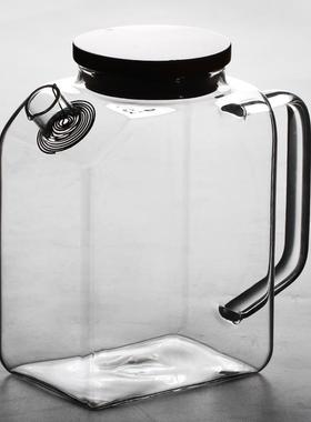 P65726D耐温玻璃水壶冷冷藏箱壶家用大容量凉水壶耐热高耐冷冰玻