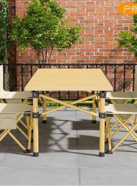 户便外式折叠折纳叠桌全套携椅IFO子收包野露营折叠椅桌椅套装一