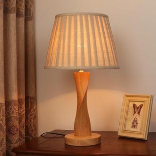 9W简约XRS现代原台灯卧室床木头创意漫时尚 酒温馨个浪性店客厅家