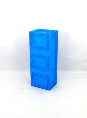 蓝色塑0大号长方物流箱形长条型塑料EU箱物流箱100*40CZA0*料280m