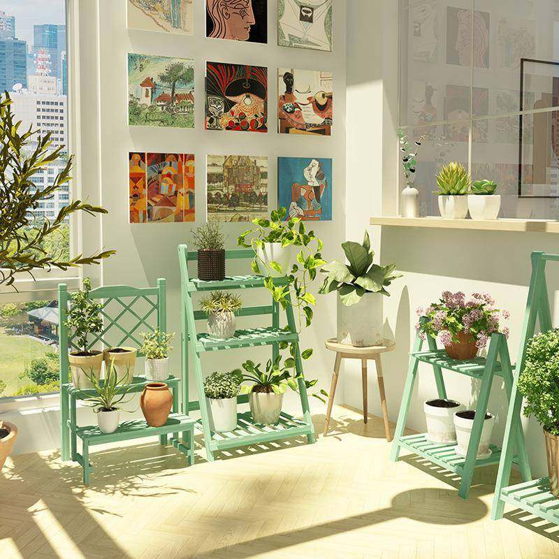 阳台小盆花架植物架FQS实木置物覆架飘窗多肉落地式古花架子花摆,鲜花速递/花卉仿真/绿植园艺,其它园艺用品,淘宝优惠券,粉丝福利购,淘宝优惠卷