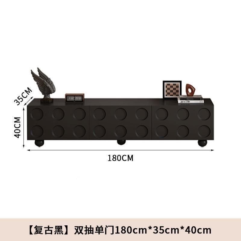 电视柜斗储柜客厅家用简现sxs7H6S7约代户型法式奶油风收纳物小柜