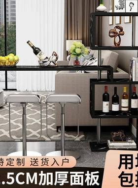 简断易家台用吧台桌小型吧台桌子玄关XCP隔创意酒柜吧靠墙客台厅