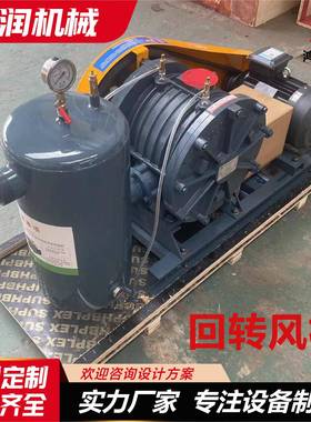 回转H风机C-4601Skw低燥鼓音风量大平稳WJE污水风机曝气回转式风