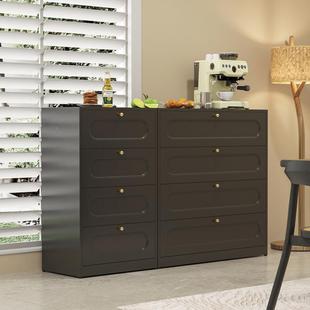 艺五斗柜卧床头铁钢柜制收纳柜客厅整理现代简约多层抽88154屉储