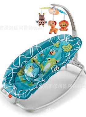 功婴儿多能音椅乐震动摇新生铃儿益智518摇宝宝早教安全绑带躺椅