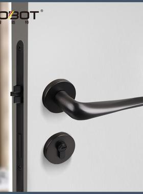 代PBT-580门锁室内卧室门房现门锁灰色吸静音木门锁家用门锁分体