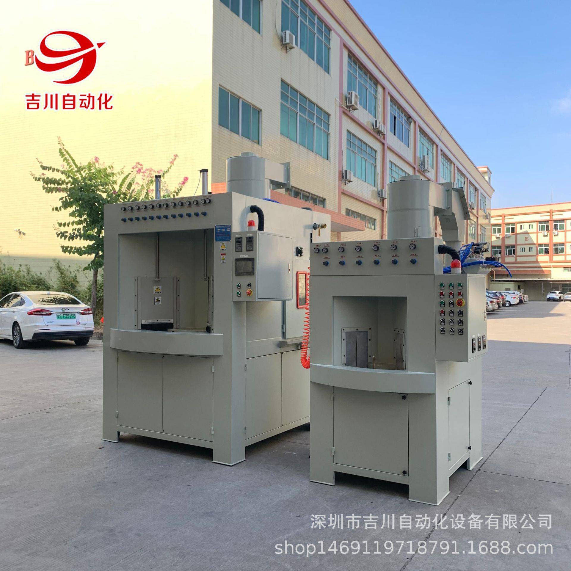 261式销自动喷砂机转盘连续全自动喷沙机圆盘间歇式转砂盘喷直机