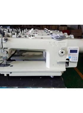 加长版平电0脑DY车303厚服装料平缝ECG机一体直驱缝机皮革足球同
